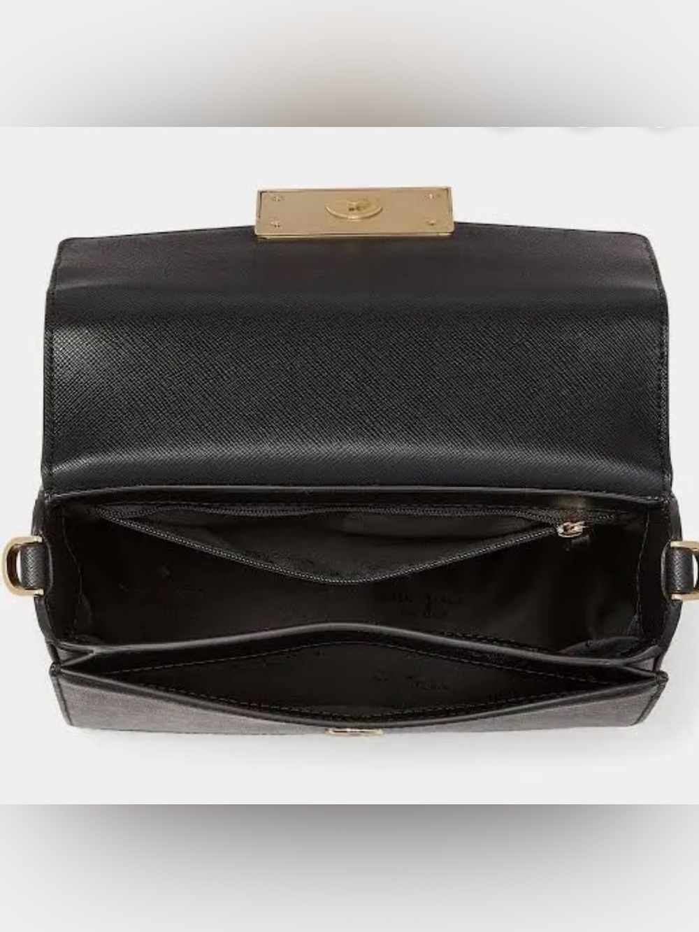 kate spade Reegan Leather Top-Handle Crossbody in Black - Picture 3 of 11